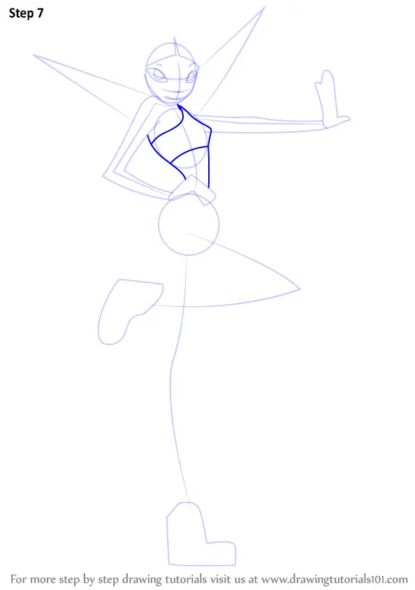 How To Draw Aisha From Winx Club (Winx Club) Step By Step ...