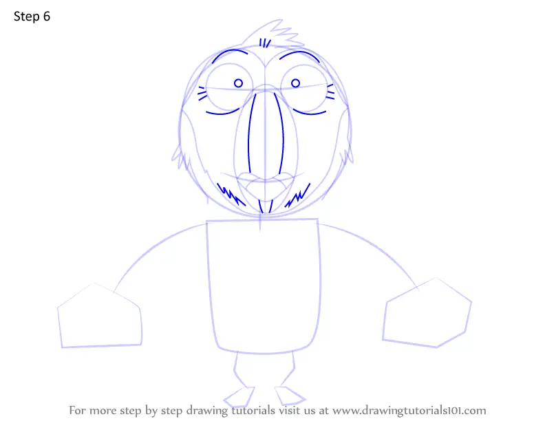 How to Draw Puffin Jr from Wishfart (Wishfart) Step by Step ...