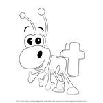 How to Draw Ant from WordWorld