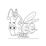 How to Draw Bee from WordWorld