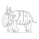 How to Draw Elephant from WordWorld