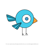 How to Draw Birdy Bird from Wow! Wow! Wubbzy!