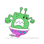 How to Draw Dark Zone Aliens from Wow! Wow! Wubbzy!