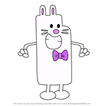 How to Draw Easter Bunny from Wow! Wow! Wubbzy!