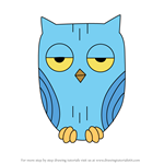How to Draw Owl from Wow! Wow! Wubbzy!