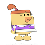 How to Draw Quacker Daughter from Wow! Wow! Wubbzy!