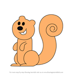 How to Draw Whirly Squirrels from Wow! Wow! Wubbzy!