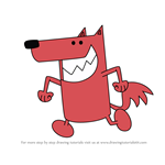 How to Draw Wolf Creatures from Wow! Wow! Wubbzy!