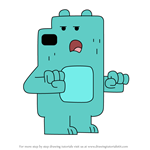 How to Draw Wuzzlebear from Wow! Wow! Wubbzy!