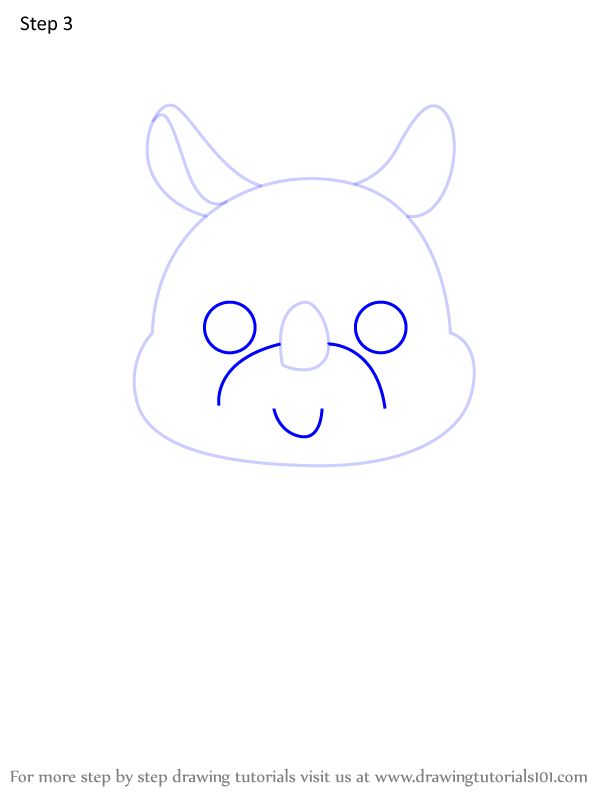 How To Draw Rino From Yoohoo & Friends (yoohoo & Friends) Step By Step 