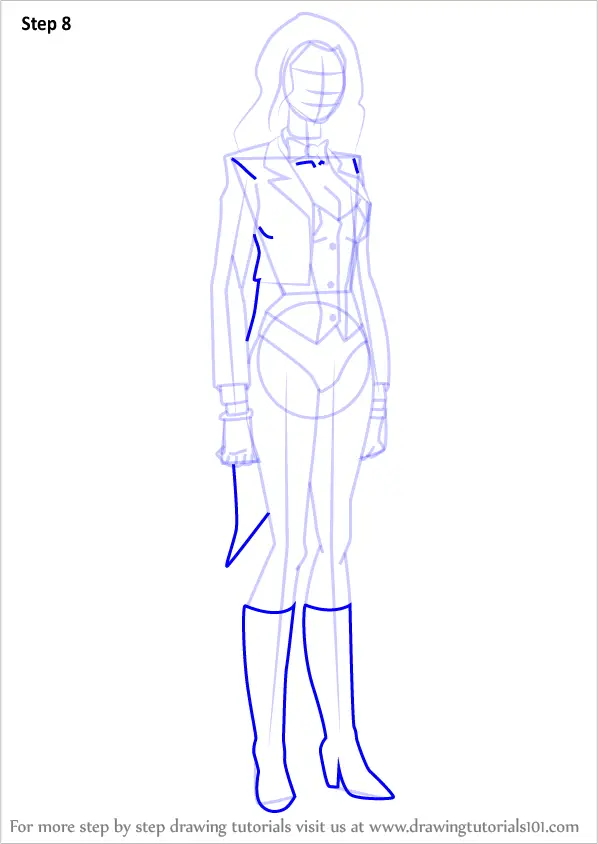 How to Draw Zatanna from Young Justice (Young Justice) Step by Step ...