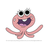How to Draw Child Octopus from Zig & Sharko