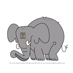 How to Draw Elephant from Zig & Sharko