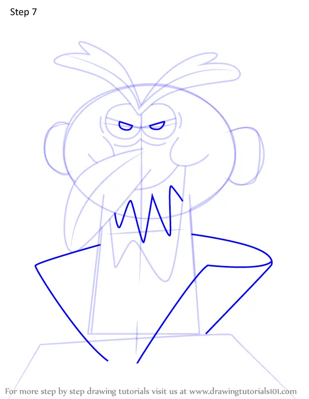 How to Draw Hades from Zig & Sharko (Zig & Sharko) Step by Step ...