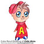 How to Draw Chibi Alvin from Alvin and the Chipmunks