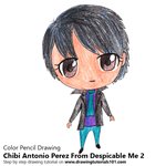 How to Draw Chibi Antonio Perez From Despicable Me 2