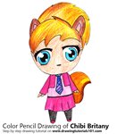 How to Draw Chibi Brittany from Alvin and the Chipmunks