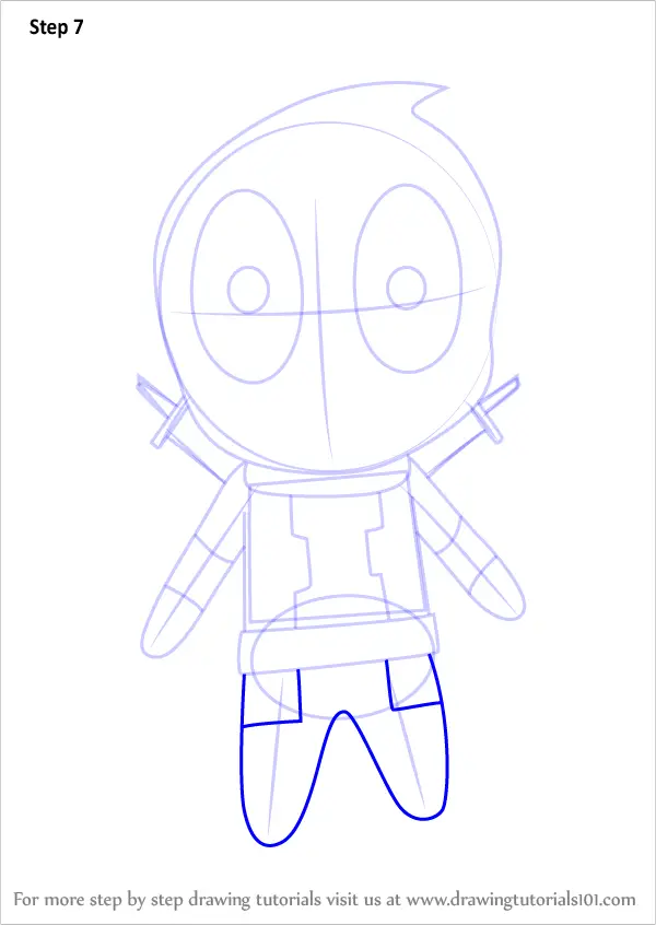 How to Draw Chibi Deadpool (Chibi Characters) Step by Step ...