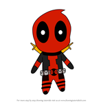 How to Draw Chibi Deadpool