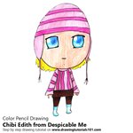How to Draw Chibi Edith from Despicable Me