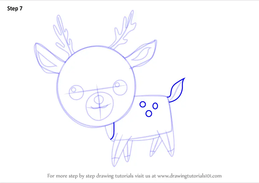 How to Draw Chibi Fawn from Gnomeo and Juliet (Chibi Characters) Step ...