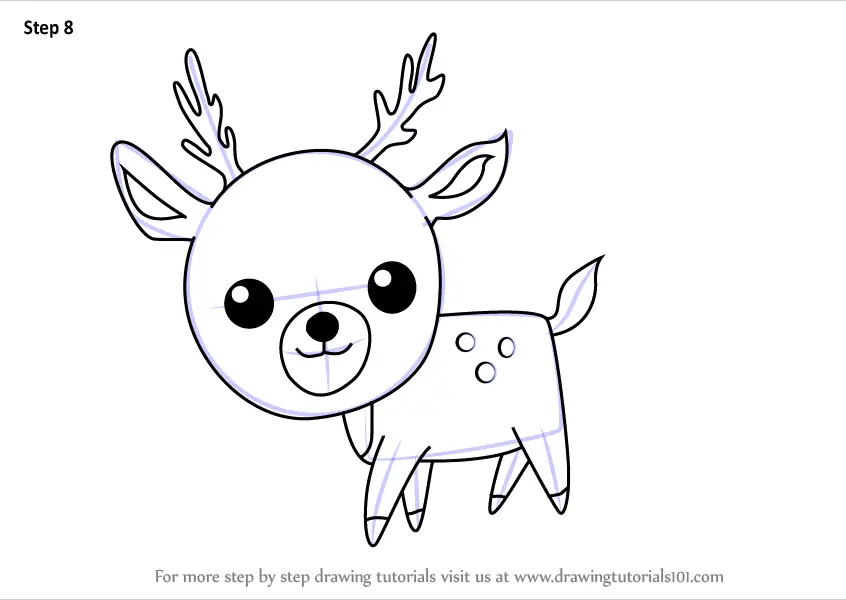 How to Draw Chibi Fawn from Gnomeo and Juliet (Chibi Characters) Step ...