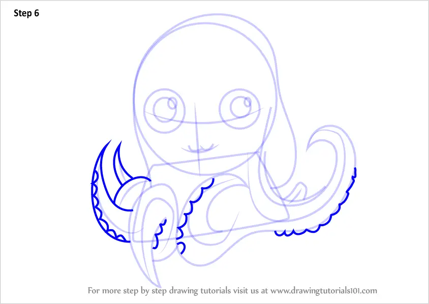 Learn How to Draw Chibi Hank from Finding Dory (Chibi Characters) Step ...