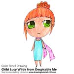 How to Draw Chibi Lucy Wilde from Despicable Me