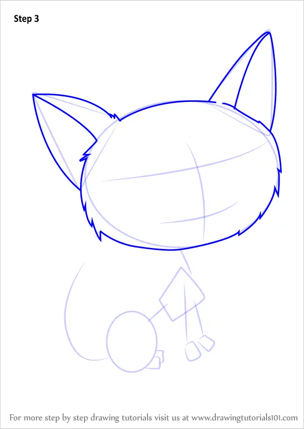 how to draw chibi cat