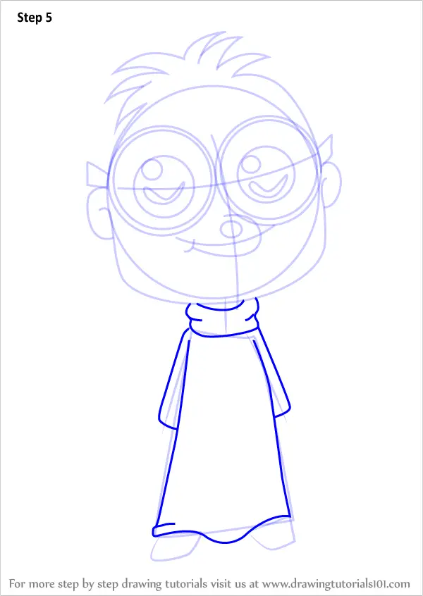 Learn How to Draw Chibi Simon from Alvin and the Chipmunks (Chibi