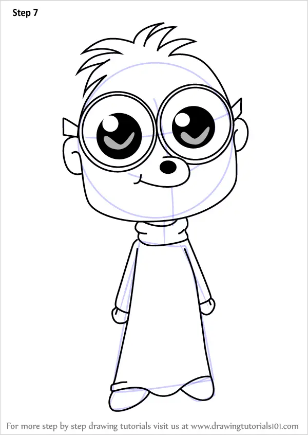 Learn How to Draw Chibi Simon from Alvin and the Chipmunks (Chibi