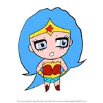 How to Draw Chibi Wonder Woman