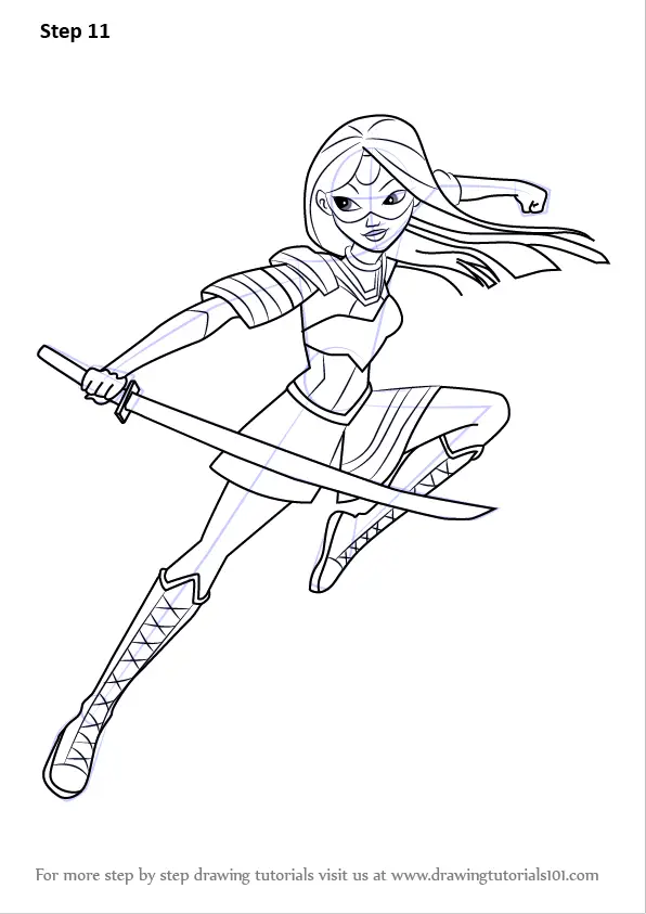 Learn How to Draw Katana from DC Super Hero Girls (DC Super Hero Girls