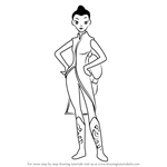 How to Draw Lady Shiva from DC Super Hero Girls