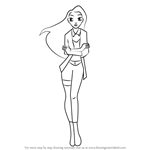 How to Draw Miss Martian from DC Super Hero Girls