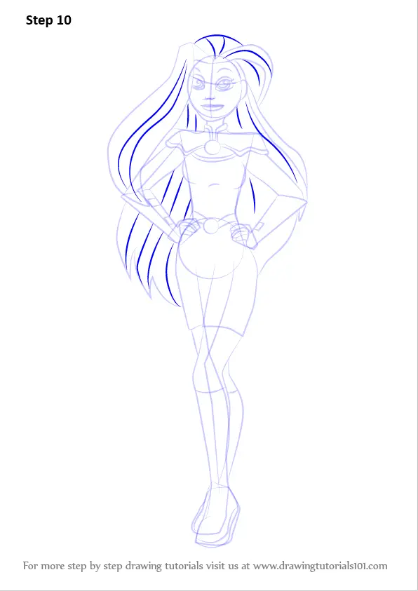 How to Draw Starfire from DC Super Hero Girls (DC Super Hero Girls ...