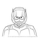 How to Draw Ant-Man Face