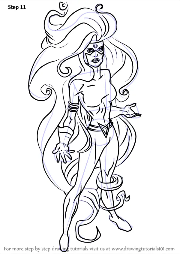 Learn How to Draw Medusa Marvel Comics Step by Step Drawing Tutorials