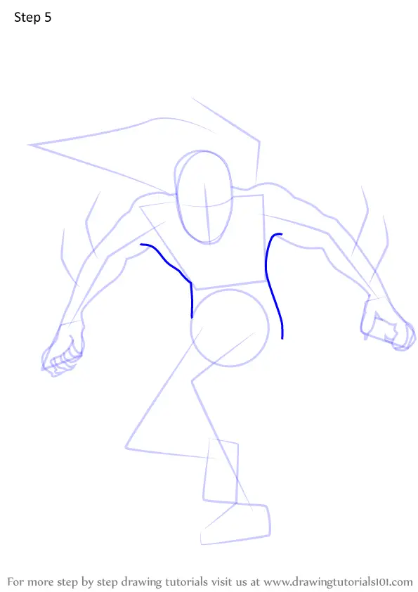 Learn How To Draw Spider Man 2099 Marvel Comics Step By Step