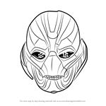 How to Draw Ultron Face