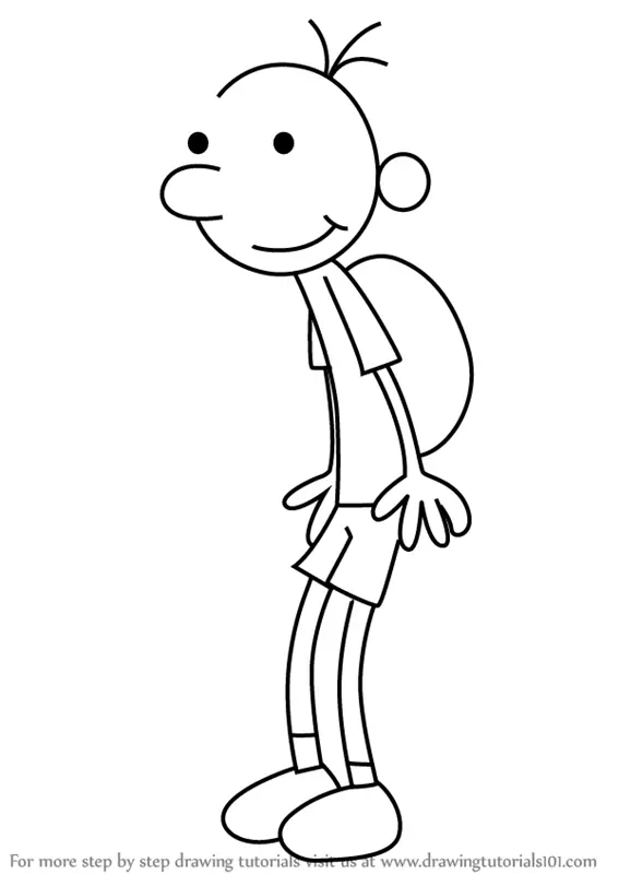 How to Draw Gregory Heffley from Diary of a Wimpy Kid (Diary of a Wimpy