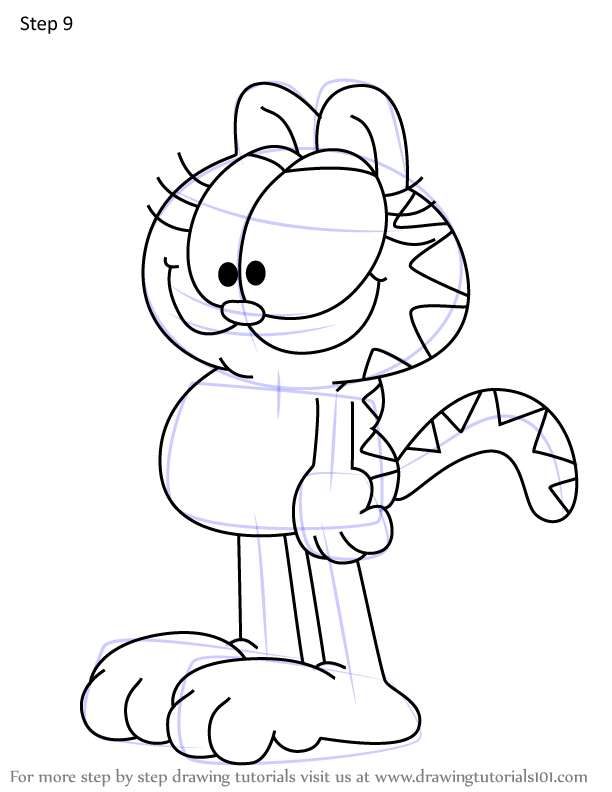 How to Draw Ivy from Garfield (Garfield) Step by Step ...