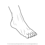 How to Draw Realistic Foot with Pencils