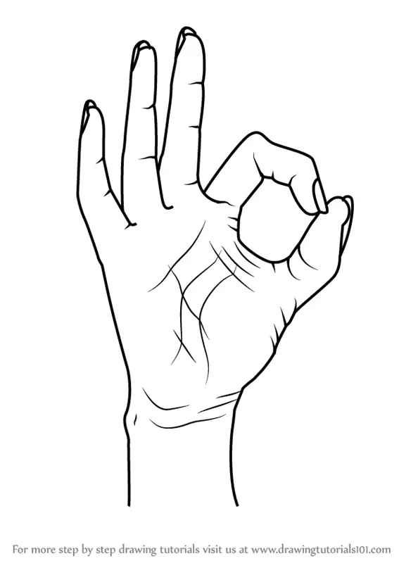 How To Draw A Hand Drawing