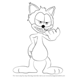How to Draw Harry from Garfield
