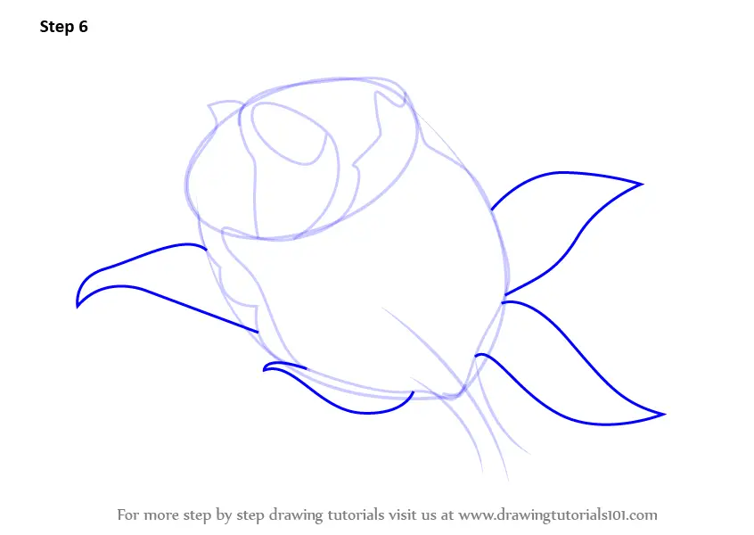 How to Draw a Beautiful Rose (Rose) Step by Step | DrawingTutorials101.com