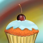 How to Draw Cupcake with Cherry