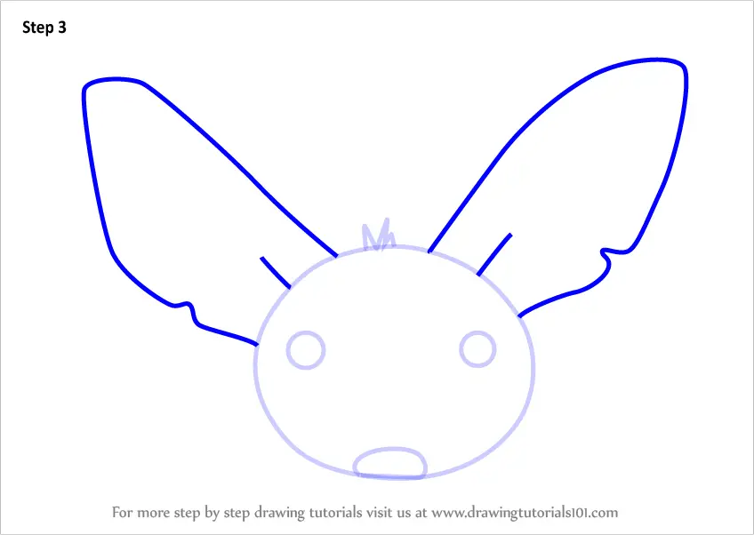 How To Draw A Fennec Fox Face For Kids Printable Step By Step Drawing