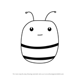 How to Draw a Honey Bee Face for Kids