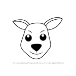 How to Draw a Kangaroo Face for Kids